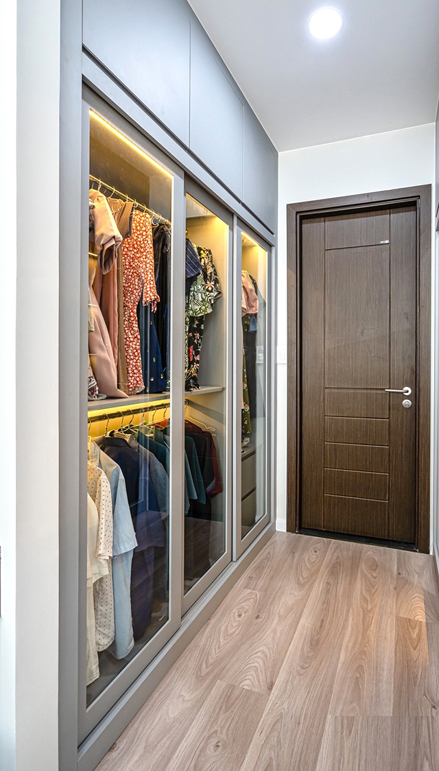 Nội thất phòng ngủ căn hộ 3 phòng ngủ D’LUSSO quận 2