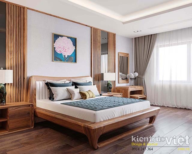 Nội thất phòng ngủ nhà 1 tầng 330m2