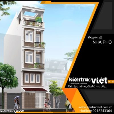 mẫu nhà ống 5 tầng ngang 4m Biên Hoà