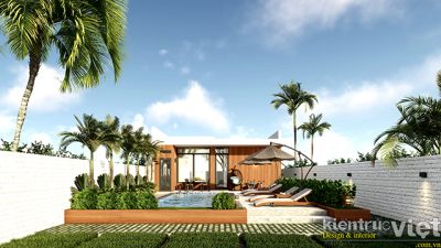 nhà 1 tầng 10mx50m ngoại ô có hồ bơi