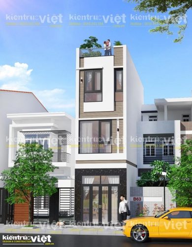 nhà đẹp 3 tầng hiện đại