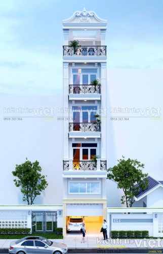 Nhà phố 5 tầng 4mx12m