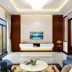 nội thất nhà mặt tiền 6m