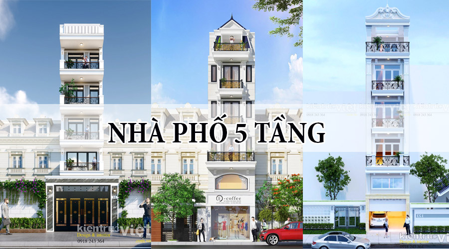 50+ Mẫu Nhà Phố 5 Tầng Đẹp Hiện Đại Có Thang Máy | Kiến Trúc Việt