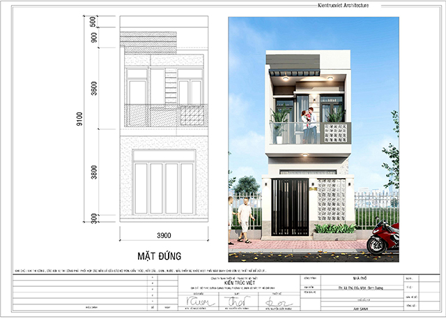 Thiết kế và xây dựng nhà nhỏ 4x13 xây dựng 2 tầng với 650 triệu