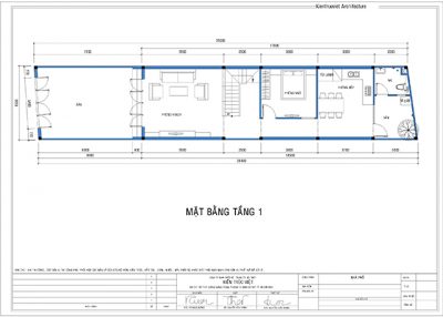 Ý tưởng thiết kế nhà 5x16 hiện đại mái bằng 3 tầng