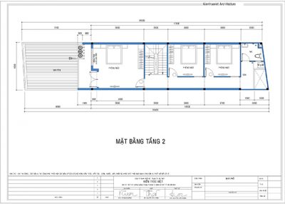 Ý tưởng bố trí mặt bằng tầng 2 cho nhà 5x16