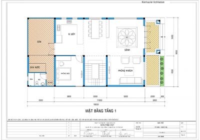 Sơ đồ mặt bằng nhà 8x12